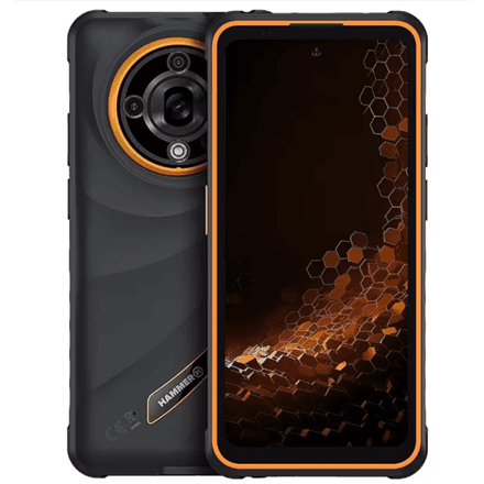 Hammer Iron 6 | Orange | 6.56 " | IPS | 1612 x 720 pixels | Mediatek | Dimensity 6300 | Internal RAM 6 GB | 128 GB | microSD | Dual SIM | 4G | 5G | Main camera resolution 64 MP | Android | 15 | 6050 mAh