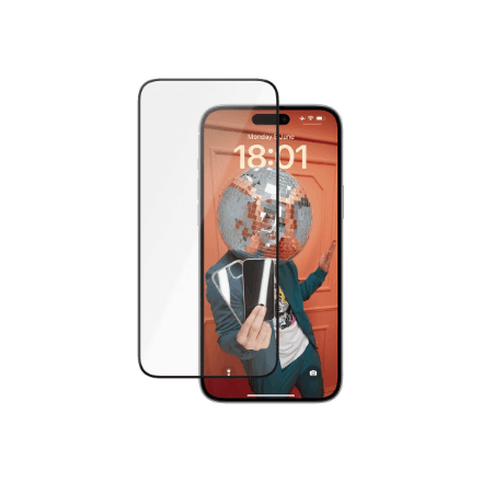 PanzerGlass | Screen protector | Apple | iPhone 15 Plus | Polyethylene terephthalate (PET); Glass; Ceramic | Transparent | Ultra-Wide Fit w. EasyAlignerr