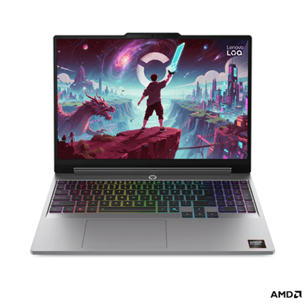 Lenovo LOQ 15AHP11 AMD | Luna Grey | 15.3 " | IPS | WUXGA | 1920 x 1200 pixels | Anti-glare | AMD Ryzen 7 | 250 | 16 GB | SODIMM DDR5 | Solid-state drive capacity 512 GB | NVIDIA GeForce RTX 5060 | GDDR7 | 8 GB | Wind...