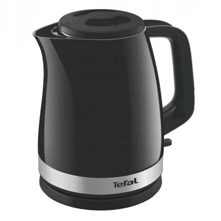 TEFAL | Kettle | KO150F30 Delfini Vision | Electric | 2400 W | 1.5 L | Plastic | 360° rotational base | Black/Stainless steel