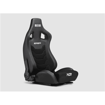 Next Level Racing | ERS4 Elite PU Leather & Suede Edition | Reclining Seat | PU Leather and Suede | Black