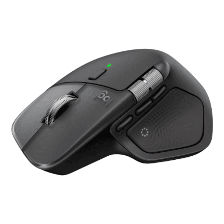 Logitech Logitech MX Master 4 for Business Mouse - Wireless + Bluetooth, 8000 DPI, Space Black