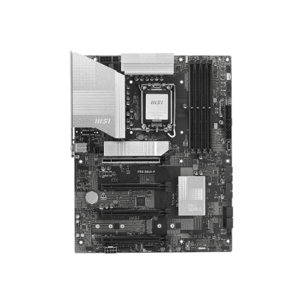 SALE OUT. MSI PRO B860-P | Processor family Intel | Processor socket LGA1851 | DDR5 | Memory slots 2 | Supported hard disk drive interfaces SATA, M.2 | Number of SATA connectors 4 | Chipset AMD A | Micro ATX | USED, R...