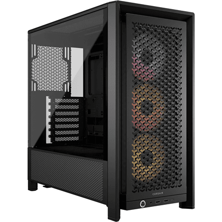 Corsair PC Case | Frame 4000D RS ARGB Modular | Black | Mid-Tower
