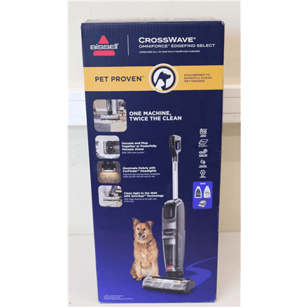 SALE OUT. Bissell All-in One Multi-Surface Cleaner | CrossWave OmniForce EdgeFind Select | Cordless operating | Washing function | 25.9 V | Operating time (max) 45 min | Black/Silver | Warranty 24 month(s) | UNPACKED,...