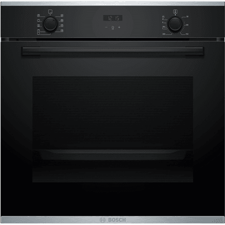 Bosch Oven | HBA2340B0 | 71 L | Electric | Hydrolytic | Knobs | Convection | Height 59.5 cm | Width 59.4 cm | Black