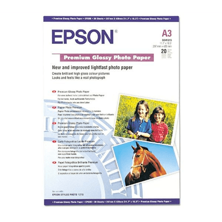 Premium Glossy Photo Paper, DIN A3, 255g/mÂ², 20 Sheets