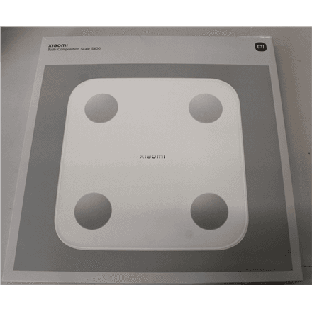 SALE OUT. Xiaomi | Body Composition Scale S400 | DAMAGED PACKAGING, USED, SCRATCHED ON BACK | Body fat analysis | Body Mass Index (BMI) measuring | Maximum weight (capacity) 150 kg | Warranty 24 month(s)