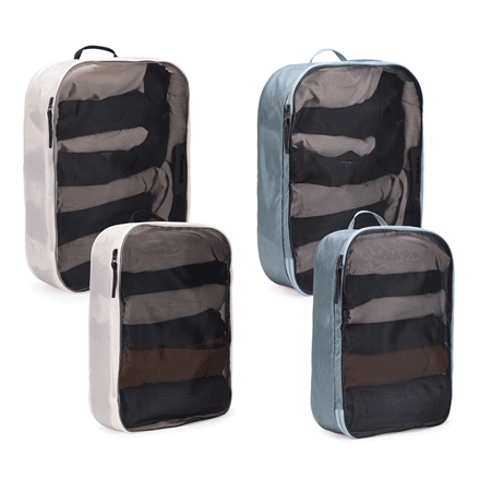 Thule | Packing Cube, 2x Large, 2x Medium | Packing Cube | Pond Gray/White