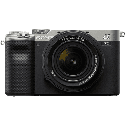 ILCE-7CL Sony Alpha A7C Full-frame Mirrorless Interchangeable Lens Camera with Sony FE 28-60mm F4-5.6 Zoom Lens, Silver | Sony | Full-frame Mirrorless Interchangeable Lens Camera with Sony FE 28-60mm F4-5.6 Zoom Lens...