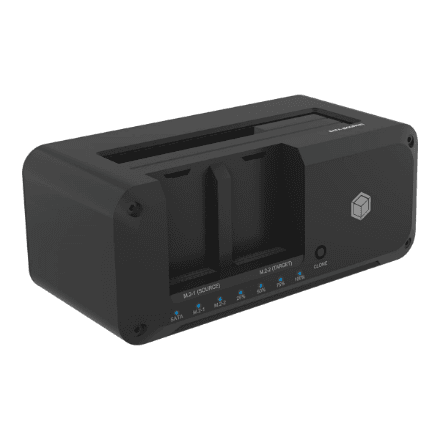 Raidsonic Cloning Station for SATA & M.2 HDDs/SSDs | IB-2924MSCL-C31