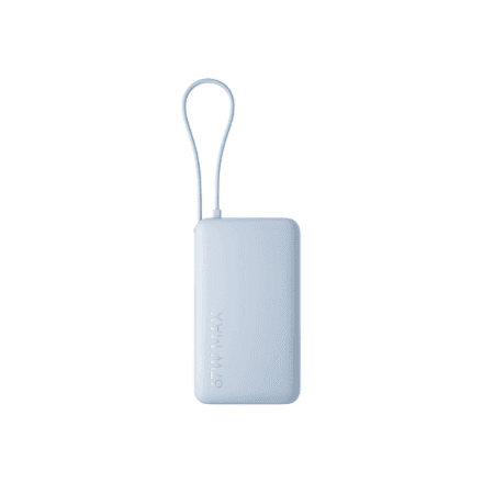 Xiaomi 67W Power Bank 10000 (Integrated Cable) | 10000 mAh | Ice Blue