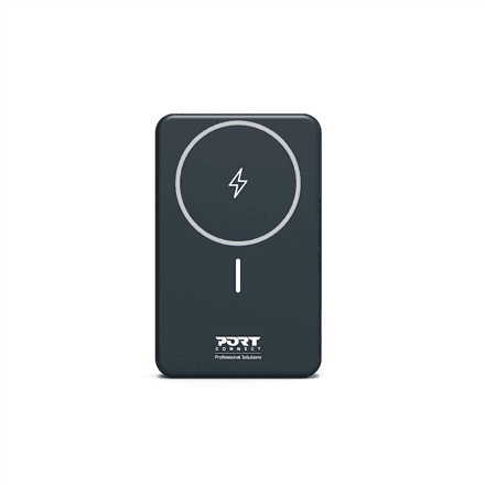 PORT CONNECT | USB-C external battery PD, Wireless Qi2 | 10000 mAh | Blue