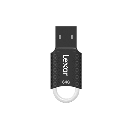 Lexar | USB Flash Drive | JumpDrive V40 | 64 GB | USB Type-A | Black
