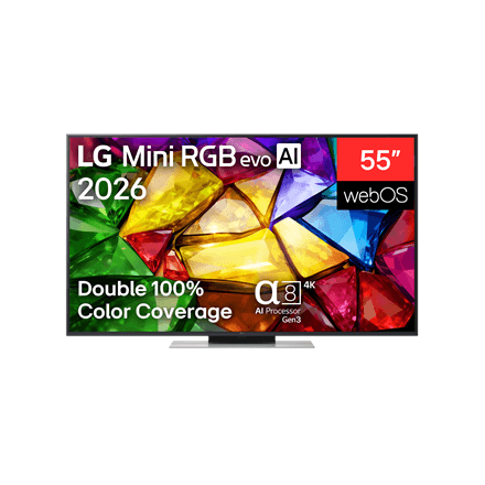 LG 55MRGB87B3B 55" (139 cm) 4K Mini RGB evo Smart TV | LG