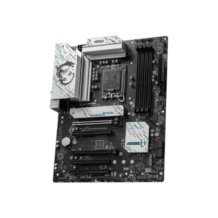 MSI B760 GAMING PLUS WIFI DDR4 | Processor family Intel | Processor socket LGA1700 | DDR4 | Supported hard disk drive interfaces SATA, M.2 | Number of SATA connectors 4