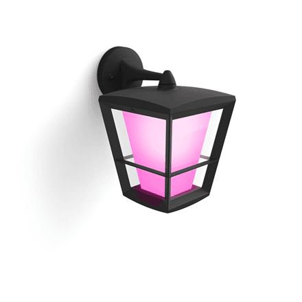 Philips Hue WCA Econic Outdoor Wall Lantern | 15 W | 2000-6500 Hue White Colour Ambiance