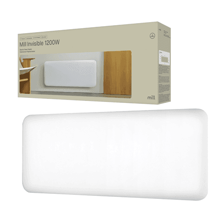 Mill | Heater | IB1200DN Steel | Panel Heater | 1200 W | Number of power levels 1 | Suitable for rooms up to 14-18 m² | White | N/A