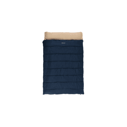 Outwell Contour Lux Deep Blue | Sleeping Bag | 220 x 145 cm | Temperature -22 to 12 °C | Both Side Zipper