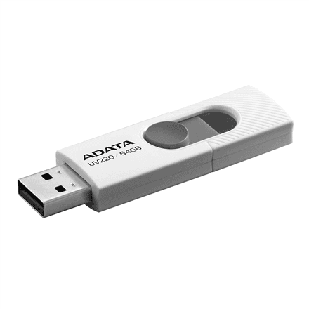 ADATA | UV220 | 64 GB | USB Type-A | White/Gray