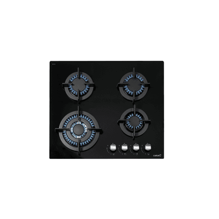 CATA | Hob | ENCIMERA CCI 6031 BK | Gas on glass | Number of burners/cooking zones 4 | Rotary knobs | Black