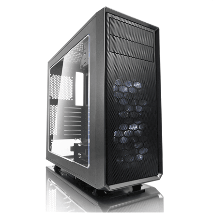 Fractal Design | Focus G | FD-CA-FOCUS-GY-W | Side window | Left side panel - Tempered Glass | Gray | ATX | ATX
