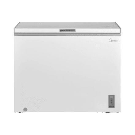 Midea Freezer | MDRC345FZE01 | Energy efficiency class E | Chest | Free standing | Height 85 cm | Total net capacity 249 L | Display | White