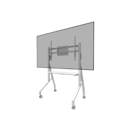 Neomounts Floor stand | FL50-525WH1 TV trolley | Adjustable Height | 55-86 " | Maximum weight (capacity) 76 kg | White
