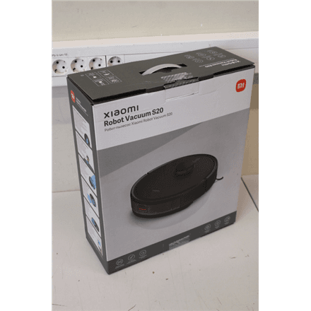 SALE OUT. Xiaomi Robot Vacuum S20 (Black) EU | Xiaomi Robot Vacuum (EU) | S20 | Wet&Dry | 2900 mAh | Dust capacity 0.4 L | 5000 Pa | Black | USED,SCRATCHES, MISSING MANUALS, MISSING INNER PACKAGING