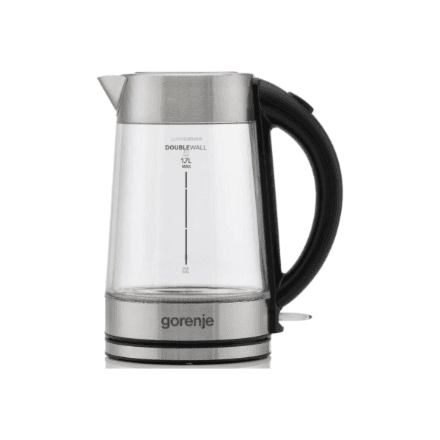 Gorenje Kettle | K17GDWII | 2200 W | Electric | 1.7 L | 360° rotational base | Stainless steel/Glass | Stainless steel/Transparent