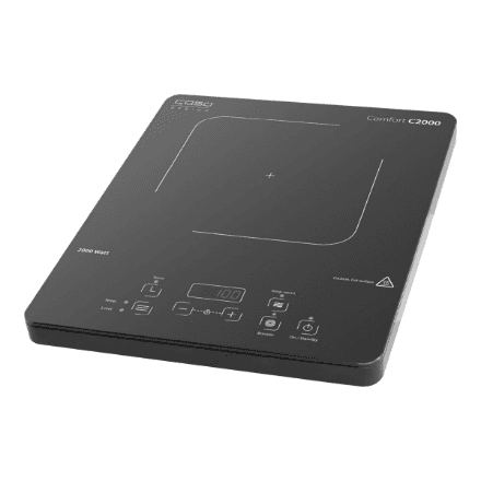 Caso | Free standing table hob | Comfort C2000 | Number of burners/cooking zones 1 | Sensor | Induction | Black