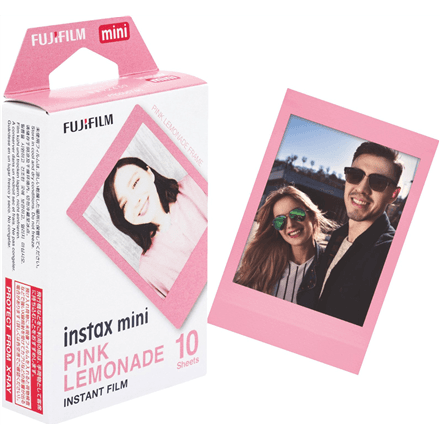 Fujifilm | Instax Mini Pink Lemonade | 54 x 86 mm | Quantity 10