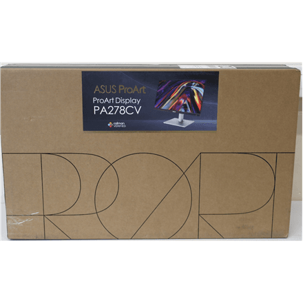 SALE OUT. Asus | ProArt Display Professional Monitor | PA278CV | 27 " | IPS | WQHD | 16:9 | 75 Hz | 5 ms | 2560x1440 | 350 cd/m² | HDMI ports quantity 2 | Gray | Warranty 24 month(s) | DAMAGED PACKAGING