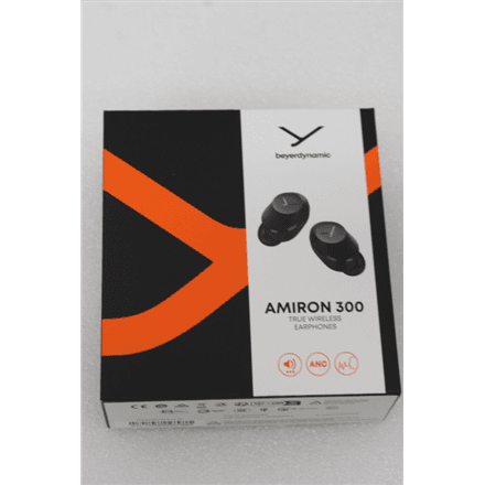 SALE OUT. Beyerdynamic AMIRON 300 TWS black TWS Earphones with charging case, eartips and USB cable | Beyerdynamic True Wireless Earphones | AMIRON 300 | Built-in microphone | Bluetooth | ANC | Black | DEMO