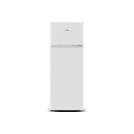 ETA | Refrigerator | ETA254690000E | Energy efficiency class E | Free standing | Double Door | Height 142.6 cm | Fridge net capacity 169 L | Freezer net capacity 37 L | 40 dB | White
