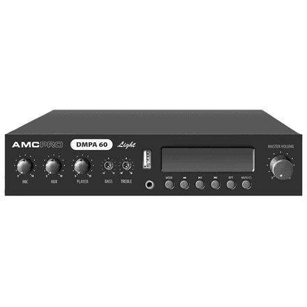 Shure | Yes | Outputs: Low impedance output: 4 Ω (Phoenix connector); Hi impedance: 100 V (Phoenix connector); Line output (stereo RCA). MIC inputs: Sensitivity: -45 dBu; Connector: MIC 1 – Phoenix; Priority: MIC 1 on...