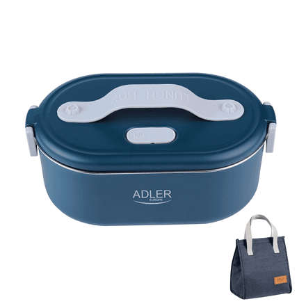 Adler | Electric lunch box with thermal bag | AD 4522 | 0.8 L | Plastic/Stainless steel | Lid included | Blue