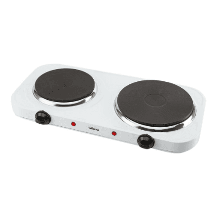 Tristar | Free standing table hob | KP-6245 | Number of burners/cooking zones 2 | Rotary | Electric | White