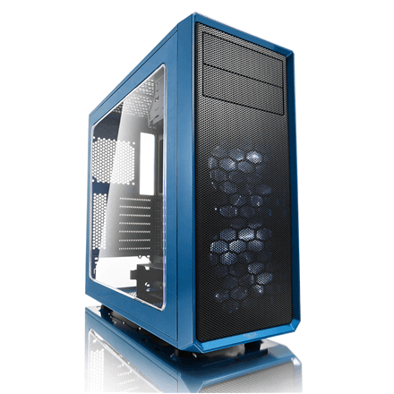Fractal Design | Focus G | FD-CA-FOCUS-BU-W | Side window | Left side panel - Tempered Glass | Blue | ATX | ATX