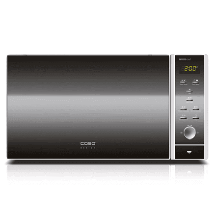 Caso | Microwave Oven with Grill and Convection | MCG 30 Chef | Free standing | 900 W | Convection | 30 L | Grill | Stainless steel/Black