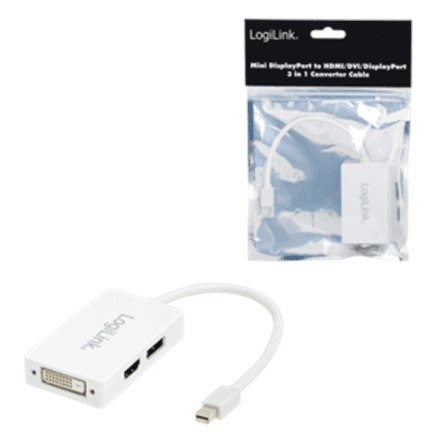 Logilink | CV0045 | White | Mini DisplayPort | DVI/DisplayPort/HDMI