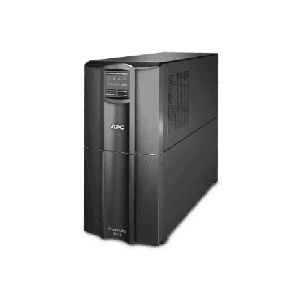 Schneider Electric Smart-UPS, Tower, SmartConnect port + SmartSlot, AVR, LCD | SMT3000IC | 3000 VA | 2700 W
