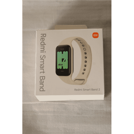 SALE OUT. Xiaomi Redmi | Smart Band 2 | Fitness tracker | Touchscreen | Heart rate monitor | Waterproof | Bluetooth | USED, MISSING CHARGER | Ivory