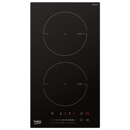 BEKO Hob | HDI32400TO | Induction | Number of burners/cooking zones 2 | Touch control | Timer | Black