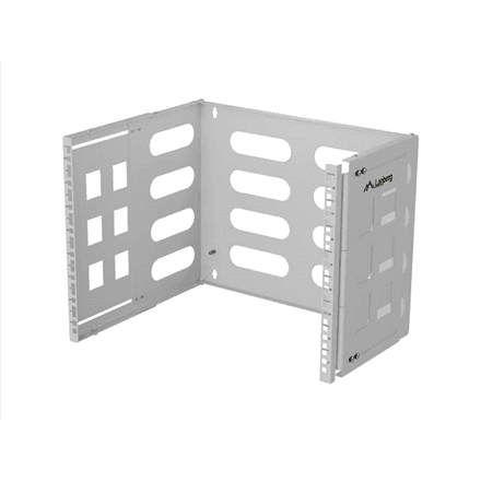 Lanberg Folding Bracket Wall-mount 19" 8U 497x400/240 | FB01-5408-10S | Gray