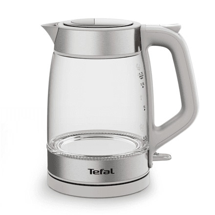 TEFAL Kettle | KI605B30 | 2200 W | Electric | 1.7 L | Glass | 360° rotational base | Grey
