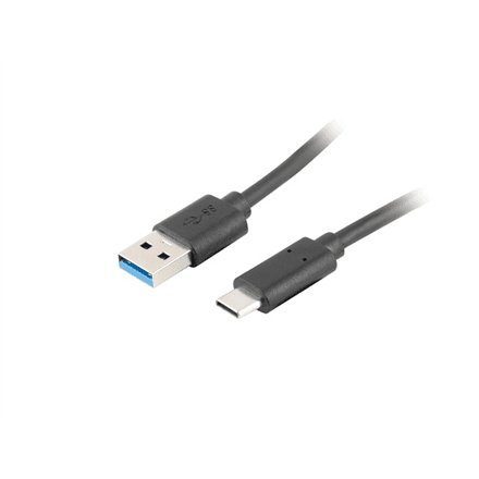 Lanberg | USB Type-C to USB Type-A 3.1 Cable, 1.8 m | CA-USBO-31CU-0018-BK | USB Type-C to USB Type-A