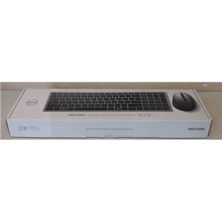 SALE OUT. Dell Keyboard and Mouse KM7120W Wireless Russian | Dell | Keyboard and Mouse | KM7120W | Keyboard and Mouse Set | Wireless | Batteries included | Bluetooth | Wireless connection | Russian | Titan Gray | DEMO...