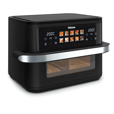 Tristar Dualzone Flex Airfryer | FR-9078 | Power 2800 W | Capacity 10 L | Hot air technology | Black