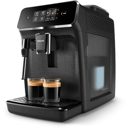 Philips | Coffee Machine | EP2220/10 Series 2200 | Pump pressure 15 bar | Built-in milk frother | Fully Automatic | 1500 W | Black